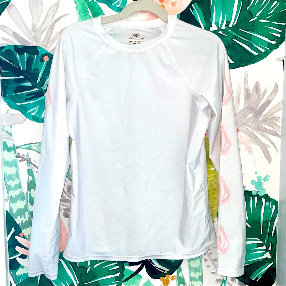 Girls Long Sleeve Volcom Rash Guard
